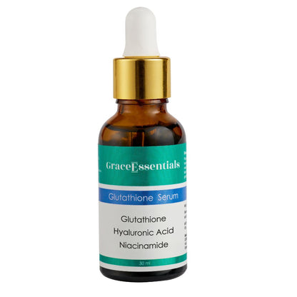 Glutathione Serum for Skin with Vitamin C, Niacinamide and Hyaluronic Acid for Pigmentation and Glowing Skin